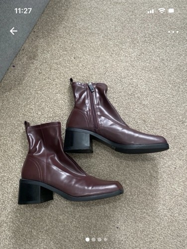 Schuh burgundy faux leather - schuh,