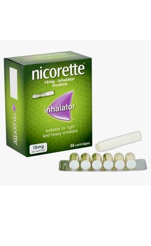 Nicorette inhalator 15mg quit - inhalator,