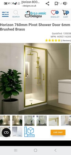 New horizon pivot shower - pivot, doors