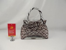 Murano Style Art Glass Decorative Handbag Ornament                      JL14