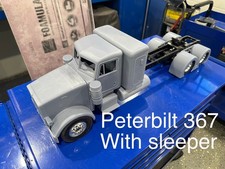rc tamiya 1/14 truck body Kenworth T800 W900  Lesu Peterbilt King Hauler 379 367