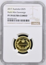 Australia, 2017 Gold Proof $25