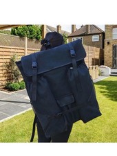 XXL Canvas Art Backpack Black - Waterproof Artist Bag 50x65cm with Easel Holder