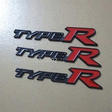 3x Black Glossy Red TYPE-R New