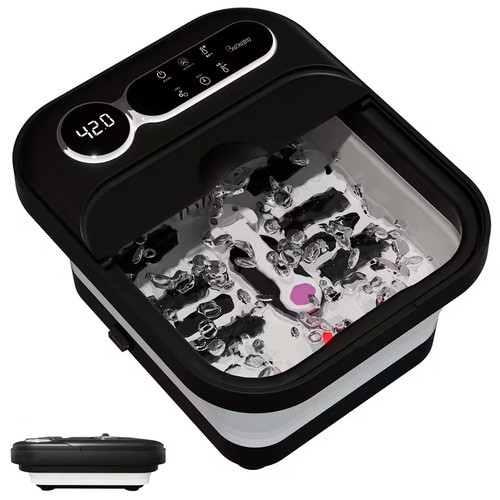Foldable foot massager with - foot,