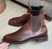 RRP £425 NEW DARK TAN LEATHER