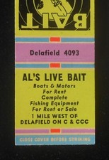 1950s Al's Live Bait Boats &