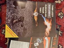 Vintage Thin Lizzy European Tour 1983 Programme - W/Merchandice slip - Ex-