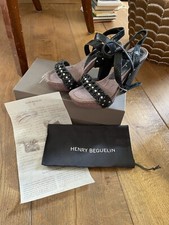 Henry Beguelin Quality Platform Shoes Size 38