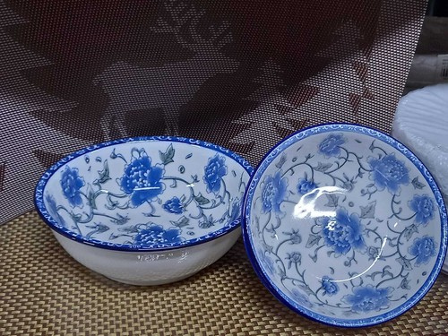 Set blue white ceramic - 2,