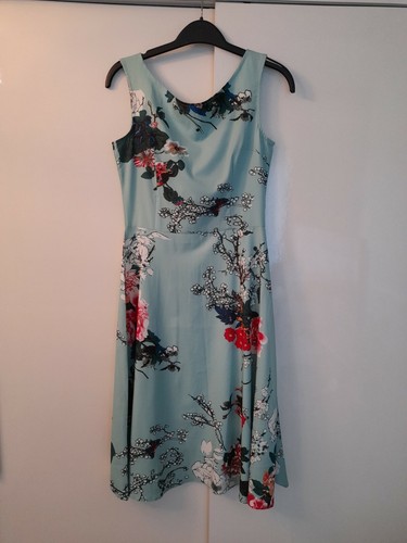 Ladies mint green - x-l-g, floral