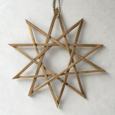 Bamboo Woven Hanging Star