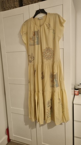 Zara embroidered dress kaftan - zara,
