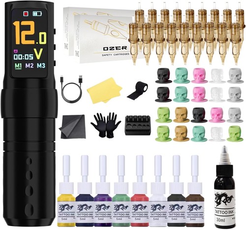 Ozer tattoo pen kit adjustable - ozer,