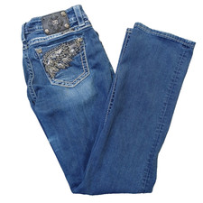 Miss Me Dark Wash Blue Denim