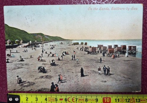 Antique postcard on the - antique,