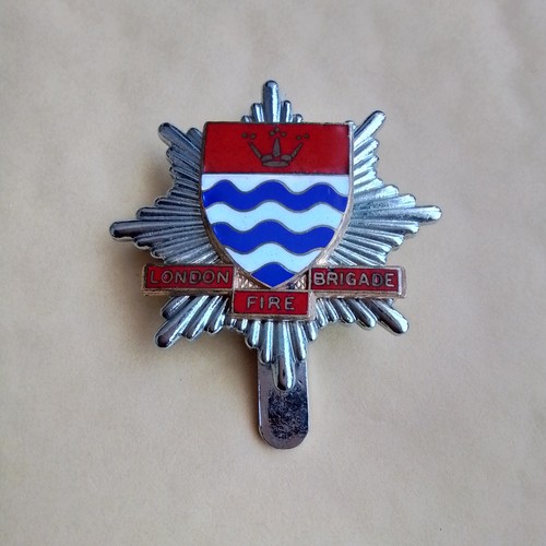 London fire brigade enamel - london,