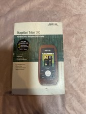 Magellan Triton 300 Handheld GPS Navigator Unit portable waterproof hiking cave