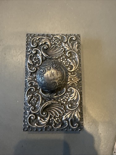 Ornate antique silver - silver, plated