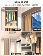 Pack of 2 Extendable Curtain