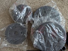 Opti Vinyl Dumbbell Set - 15g with bar, 2x Spinlock collars & Link Bar