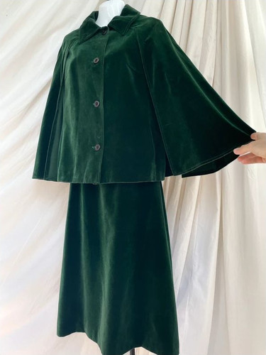 Vintage 50s 60s forest green - vintage,