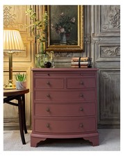 Vintage Regency Style Bachelor’s Chest of Drawers In Ashes Of Roses