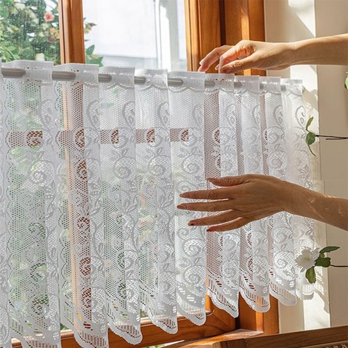 Lace net short curtain - net,