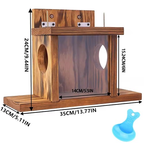 Carbonized wood squirrel - carbonized,