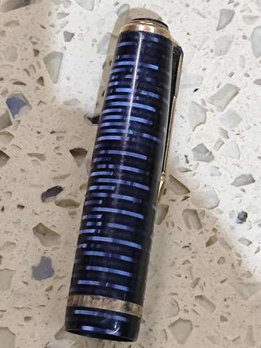 Vintage parker vacumatic blue - vintage,