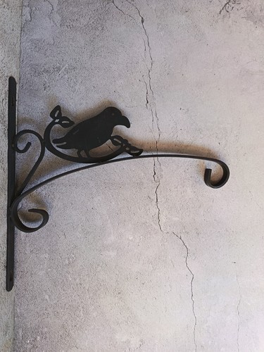 Metal crow raven bird - crow/raven,