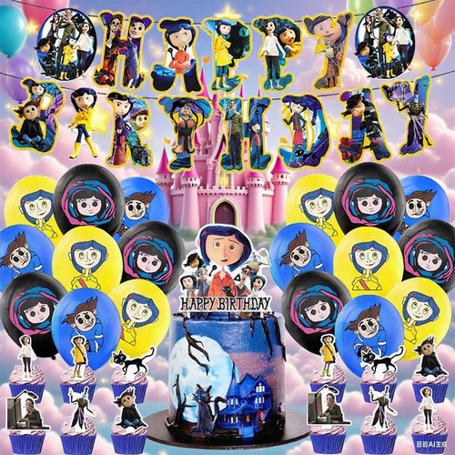 Coraline party balloon - coraline,