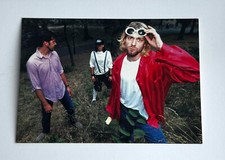 Nirvana Postcard - Kurt Cobain Sunglasses Original Vintage Rare FREE UK DELIVERY