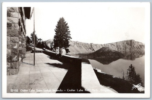 Postcard rppc oregon crater - postcard,