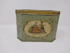 HUNTLEY & PALMER 8 SIDED BISCUIT TIN VINTAGE