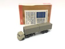 Wiking N Gauge 1/160 Scale Truck - Henschel 2 x 20ft Container Lorry N51