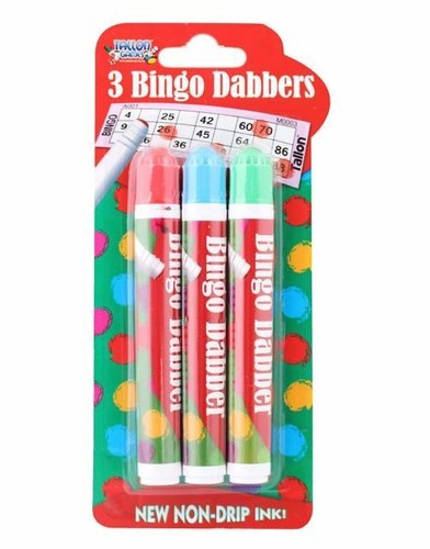3pc bingo dabbers - bingo,