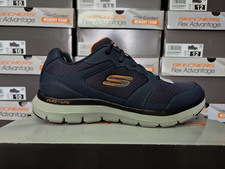 SKECHERS MENS TRAINERS BLUE