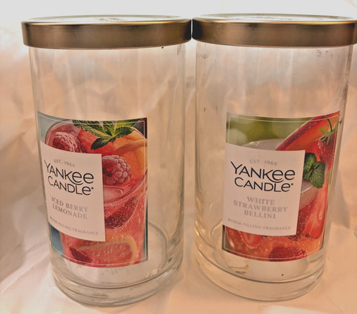 Two empty yankee candle 25 - candle, 14.25