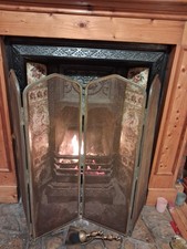 Old 4 Panel Fire Guard That