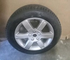 NISSAN X-TRAIL 17" INCH UNUSED ALLOY WHEEL & UNUSED DUNLOP TYRE 215/60 17