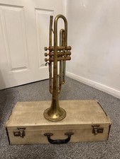 Vintage brass trumpet an - brass,
