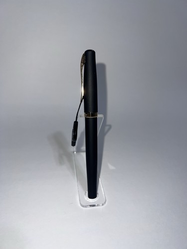 Matte black with - matte, gold