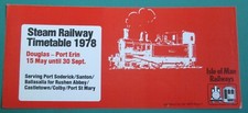 Isle Of Man Steam Railway 1978