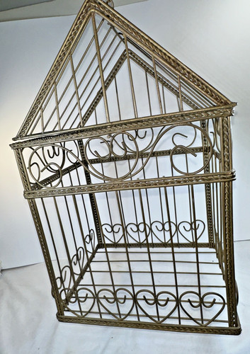 Decorative bird cage - bird, ornate