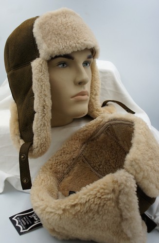 Olive ginger real sheepskin - real,
