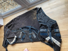 Amigo Bravo 12  Detachable Neck 1200 den Turnout Rug no fill 5'9