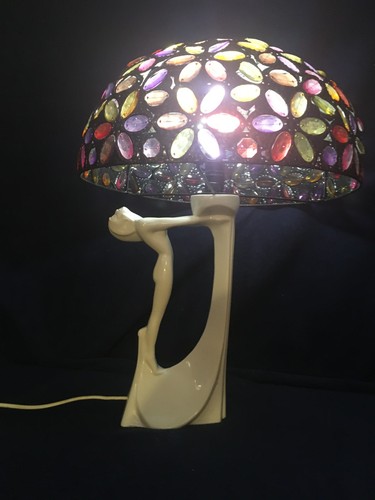 Art deco tyffany style - art, table