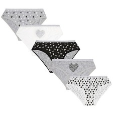 Girls 5 Pairs Briefs Kids