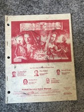 Stern Pirates of the Caribbean Pinball Machine Manual